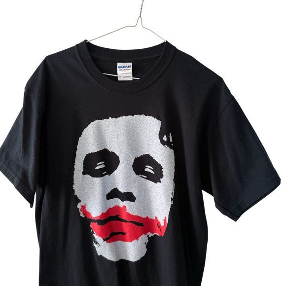 Vintage The Dark Knight Joker Graphic T Shirt Black DC Comics Edgy Streetwear - Picture 3 of 15